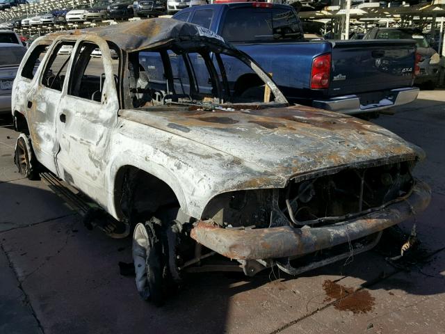 1B4HS28N7YF173965 - 2000 DODGE DURANGO BURN photo 1