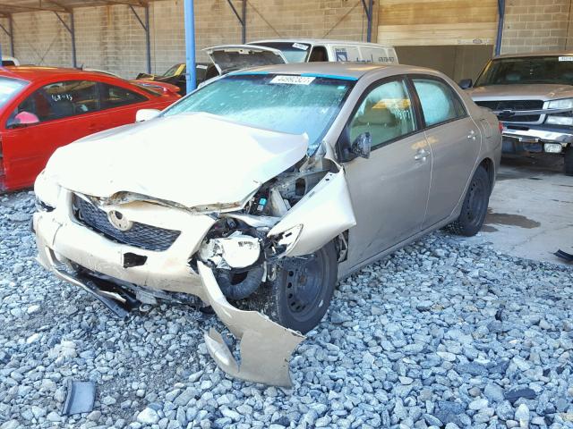 2T1BU40E29C122989 - 2009 TOYOTA COROLLA BA GOLD photo 2