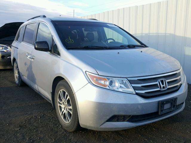 5FNRL5H6XDB030652 - 2013 HONDA ODYSSEY EX SILVER photo 1