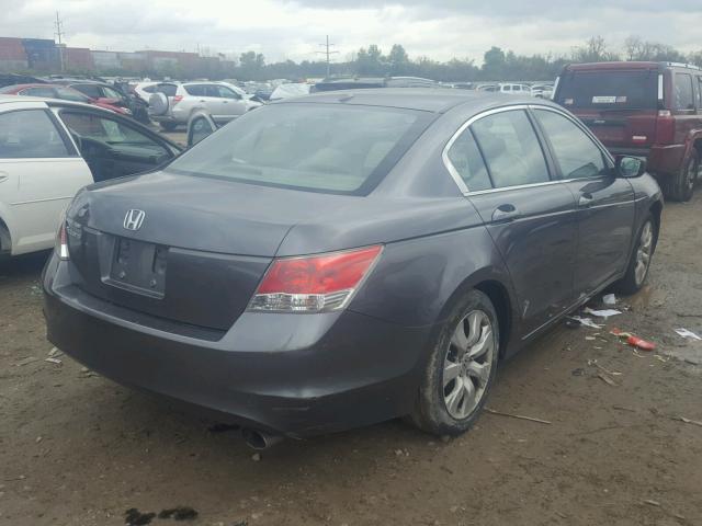 1HGCP2F85AA066266 - 2010 HONDA ACCORD EXL GRAY photo 4