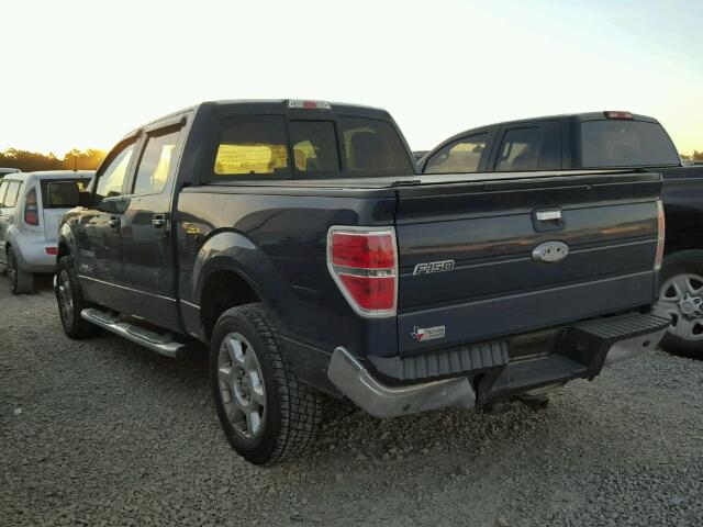 1FTFW1CT1DKF93012 - 2013 FORD F150 SUPER BLUE photo 3