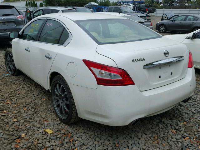 1N4AA5AP8BC814382 - 2011 NISSAN MAXIMA S WHITE photo 3