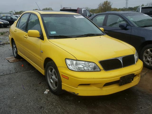 JA3AJ86E13U121313 - 2003 MITSUBISHI LANCER OZ YELLOW photo 1