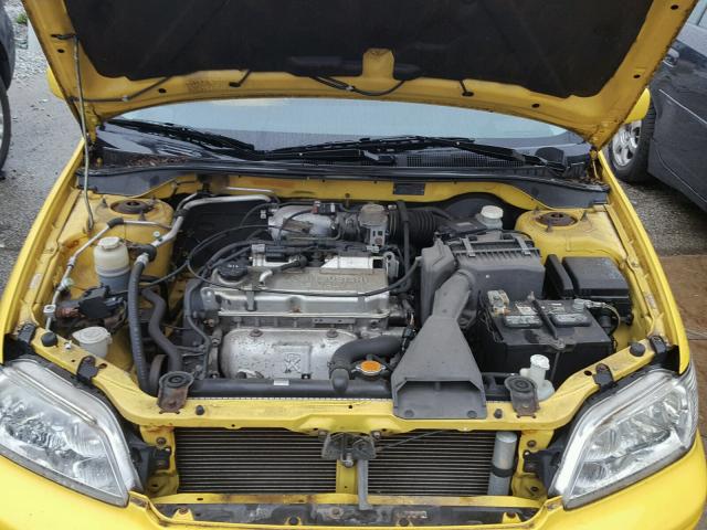 JA3AJ86E13U121313 - 2003 MITSUBISHI LANCER OZ YELLOW photo 7