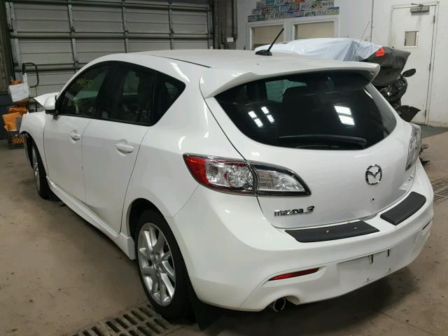 JM1BL1M58B1420033 - 2011 MAZDA 3 WHITE photo 3