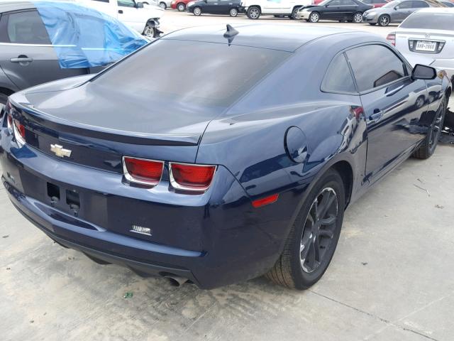 2G1FA1E36C9168129 - 2012 CHEVROLET CAMARO LS BLUE photo 4