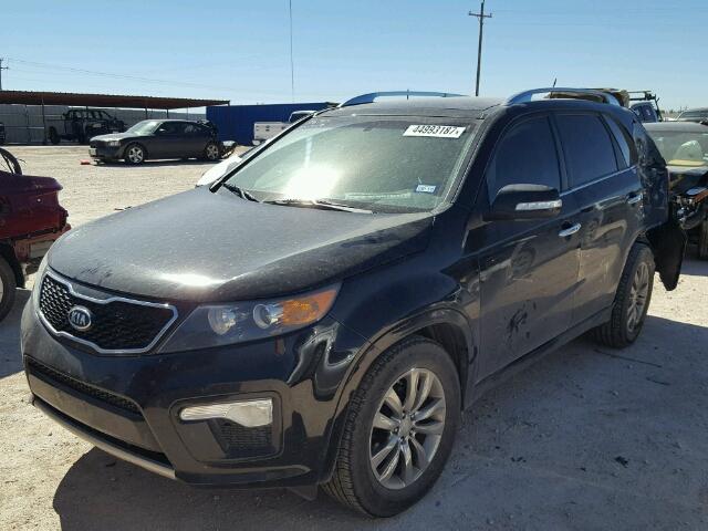 5XYKW4A21CG190162 - 2012 KIA SORENTO SX BLACK photo 2