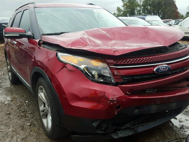 1FM5K7F8XDGC89581 - 2013 FORD EXPLORER L RED photo 9