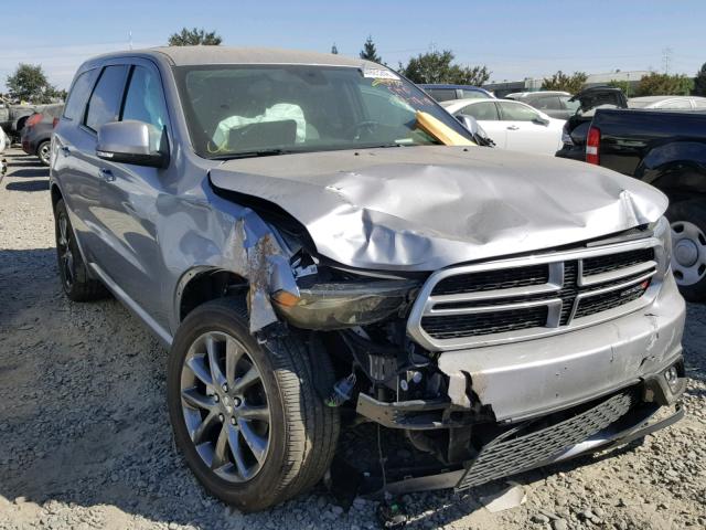 1C4RDJDGXHC878795 - 2017 DODGE DURANGO GT SILVER photo 1