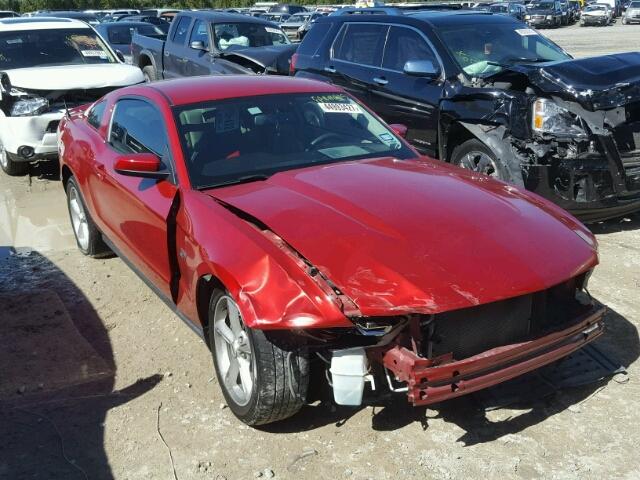 1ZVBP8CH9A5157533 - 2010 FORD MUSTANG GT RED photo 1