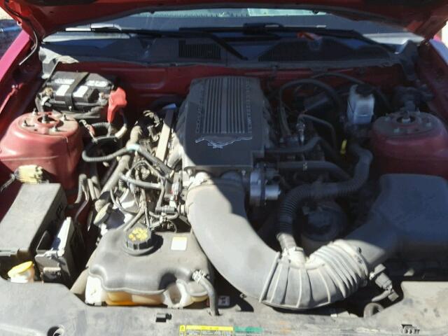 1ZVBP8CH9A5157533 - 2010 FORD MUSTANG GT RED photo 7
