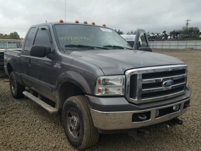 1FTSX21555EA05313 - 2005 FORD F250 SUPER GRAY photo 1