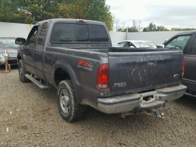 1FTSX21555EA05313 - 2005 FORD F250 SUPER GRAY photo 3