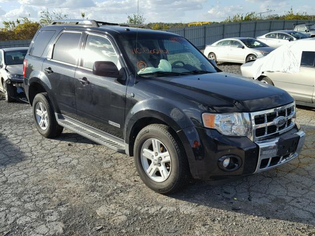 1FMCU59H68KE60461 - 2008 FORD ESCAPE HEV BLACK photo 1