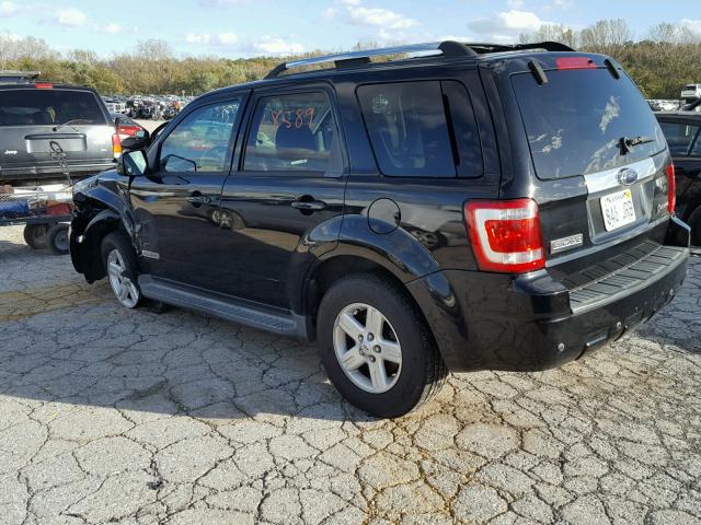 1FMCU59H68KE60461 - 2008 FORD ESCAPE HEV BLACK photo 3