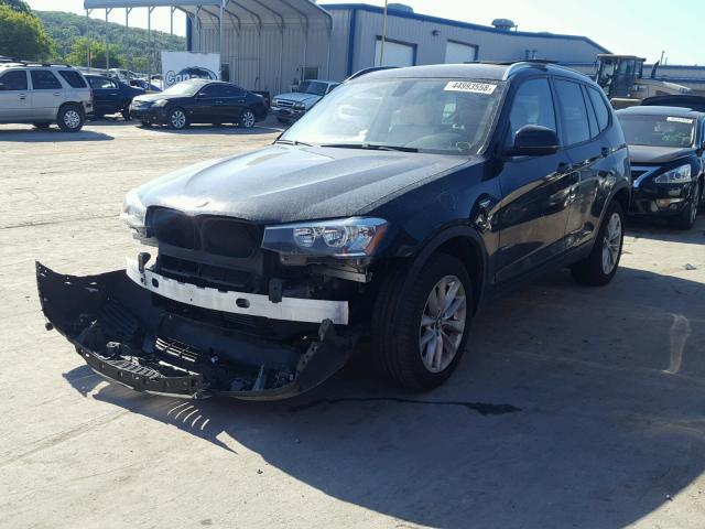 5UXWZ7C34H0V90003 - 2017 BMW X3 SDRIVE2 BLACK photo 2