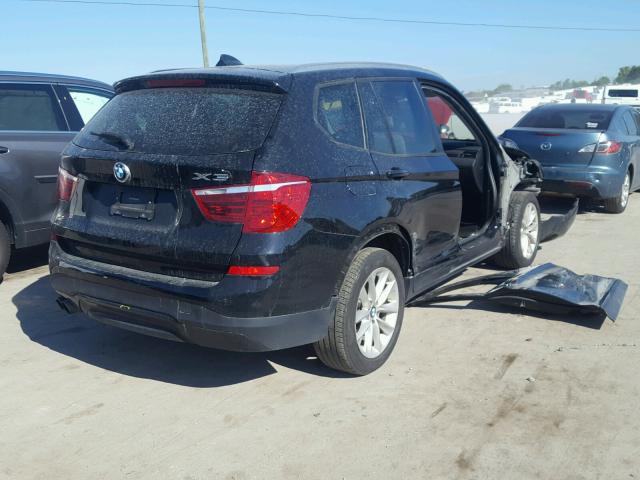 5UXWZ7C34H0V90003 - 2017 BMW X3 SDRIVE2 BLACK photo 4