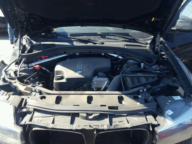 5UXWZ7C34H0V90003 - 2017 BMW X3 SDRIVE2 BLACK photo 7