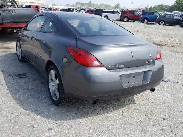 1G2ZM151864210919 - 2006 PONTIAC G6 GTP GRAY photo 3