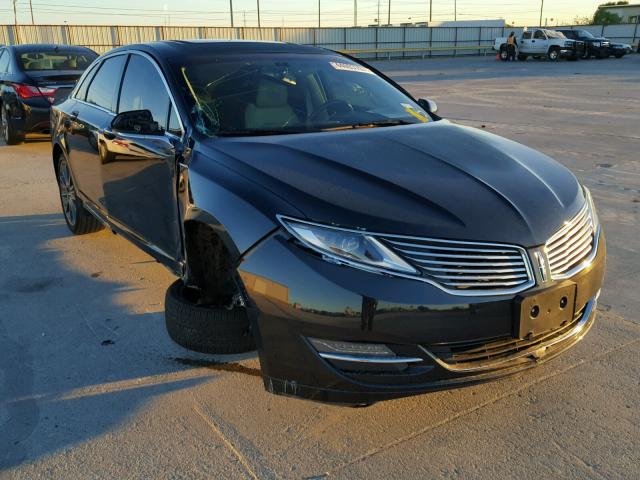 3LN6L2LU7ER811454 - 2014 LINCOLN MKZ HYBRID BLACK photo 1