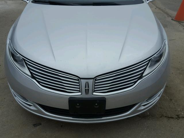 3LN6L2LU0ER822442 - 2014 LINCOLN MKZ HYBRID SILVER photo 7