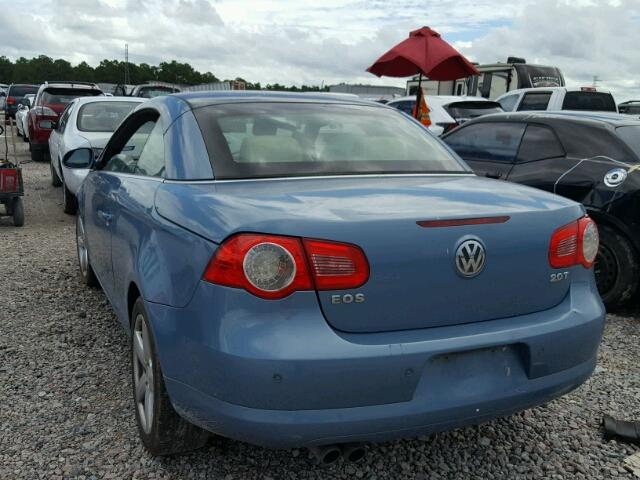 WVWDA71F57V006819 - 2007 VOLKSWAGEN EOS 2.0T S 黑色 照片 3