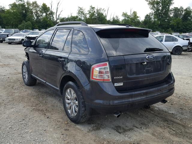 2FMDK49C57BB37777 - 2007 FORD EDGE SEL P CHARCOAL photo 3