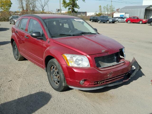 1B3HB48C18D501651 - 2008 DODGE CALIBER SX RED photo 1