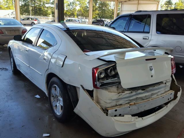 2B3KA43G96H280092 - 2006 DODGE CHARGER WHITE photo 3