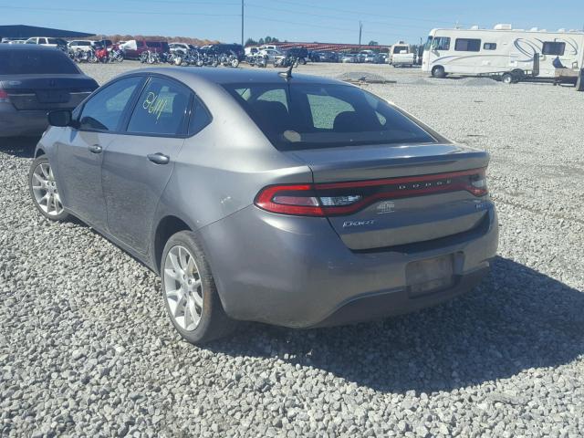 1C3CDFBA5DD233143 - 2013 DODGE DART SXT GRAY photo 3