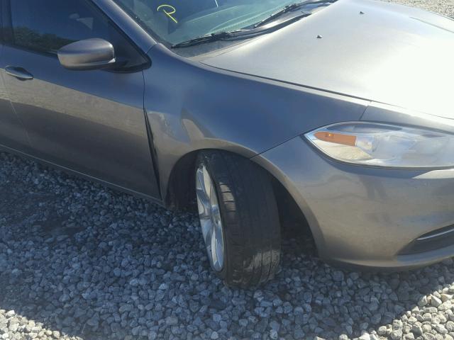 1C3CDFBA5DD233143 - 2013 DODGE DART SXT GRAY photo 9