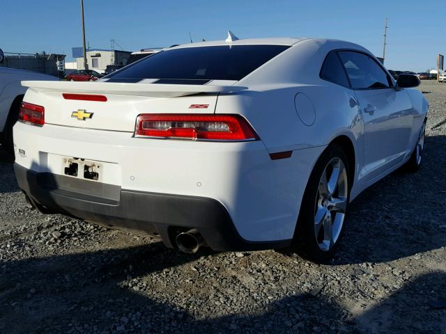 2G1FK1EJ8E9170799 - 2014 CHEVROLET CAMARO 2SS WHITE photo 4