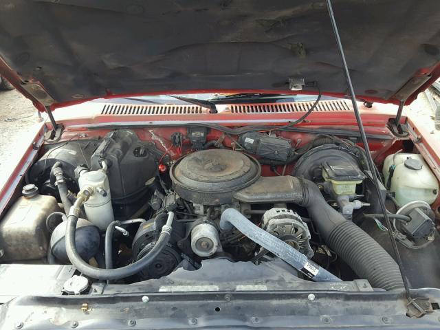 1GTCS14Z8N8500728 - 1992 GMC SONOMA RED photo 7