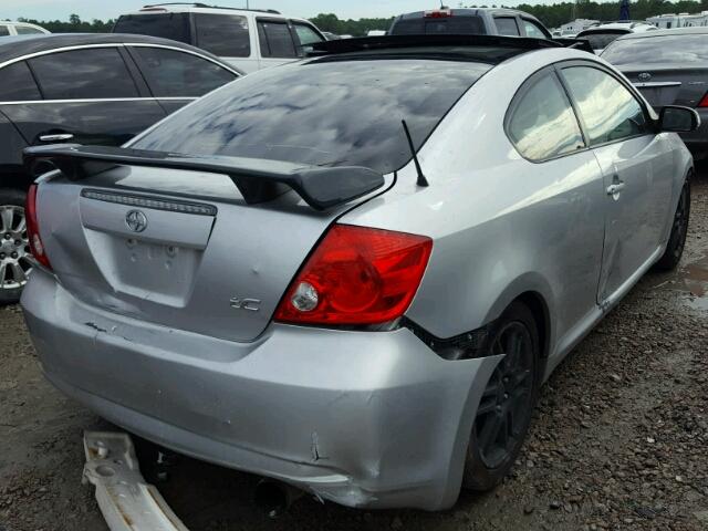 JTKDE167860099908 - 2006 TOYOTA SCION TC SILVER photo 4