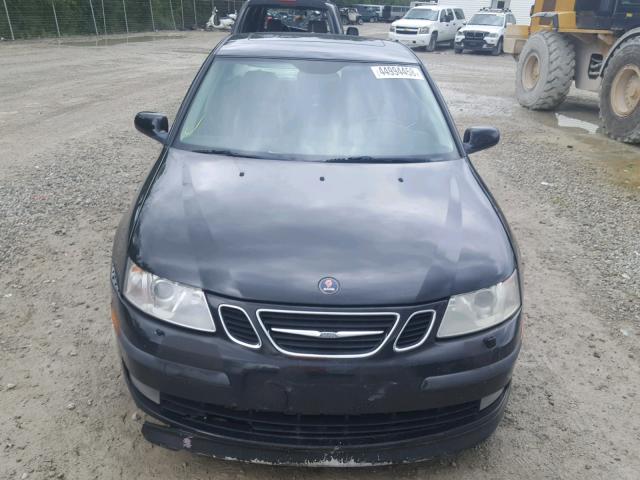 YS3FH41U071011007 - 2007 SAAB 9-3 AERO BLACK photo 9