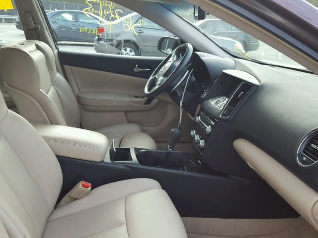 1N4AA5AP6EC434512 - 2014 NISSAN MAXIMA S Bordeaux photo 5