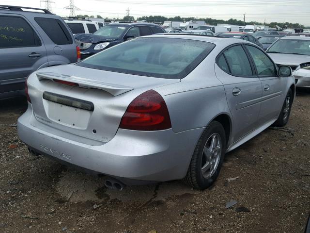 2G2WS522341114590 - 2004 PONTIAC GRAND PRIX SILVER photo 4