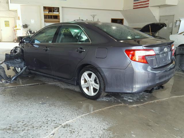 4T1BF1FK4EU825024 - 2014 TOYOTA CAMRY L GRAY photo 3