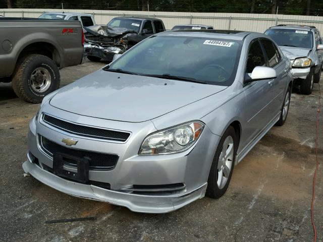 1G1ZJ57B39F125764 - 2009 CHEVROLET MALIBU 2LT SILVER photo 2