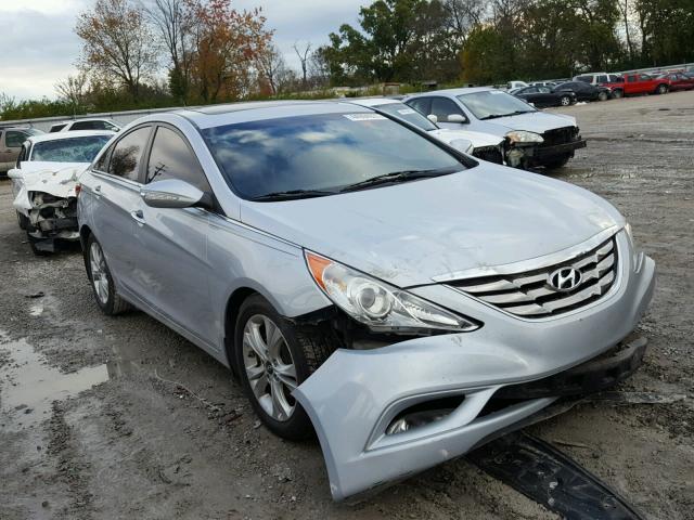 5NPEC4AC5BH098994 - 2011 HYUNDAI SONATA SE SILVER photo 1