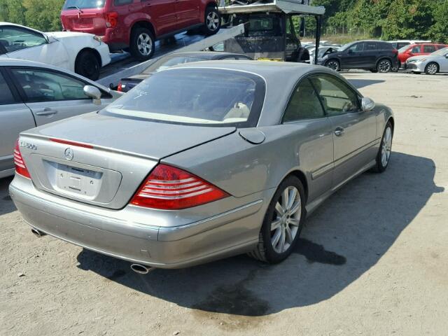 WDBPJ75J55A045621 - 2005 MERCEDES-BENZ CL 500 GOLD photo 4