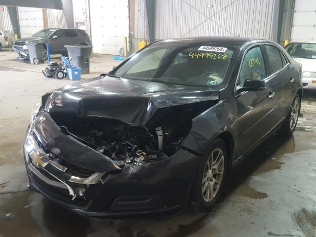 1G11C5SLXFF183891 - 2015 CHEVROLET MALIBU 1LT BLACK photo 2