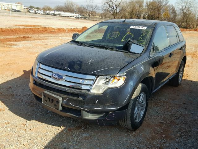 2FMDK36C78BA89750 - 2008 FORD EDGE SE BLACK photo 2