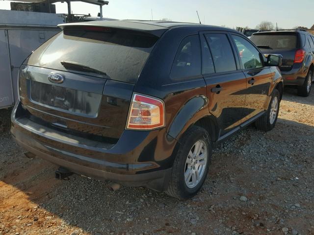 2FMDK36C78BA89750 - 2008 FORD EDGE SE BLACK photo 4