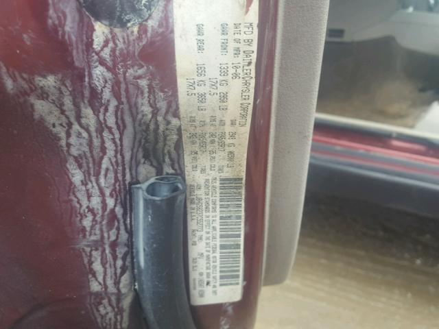 1J8HG58237C552773 - 2007 JEEP COMMANDER მუქწითელი ფოტო 10