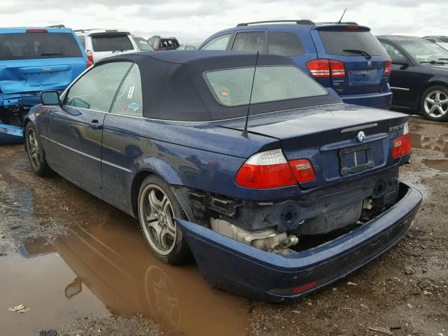 WBABW53464PL41707 - 2004 BMW 330 CI BLUE photo 3