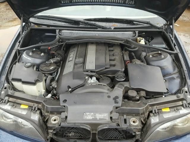 WBABW53464PL41707 - 2004 BMW 330 CI BLUE photo 7
