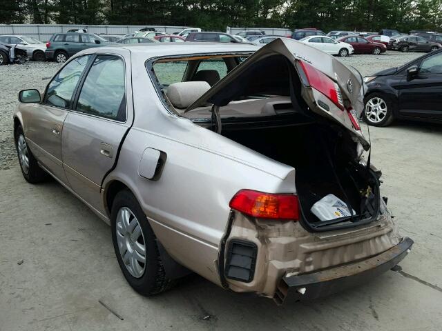 4T1BG22K11U094314 - 2001 TOYOTA CAMRY GOLD photo 3