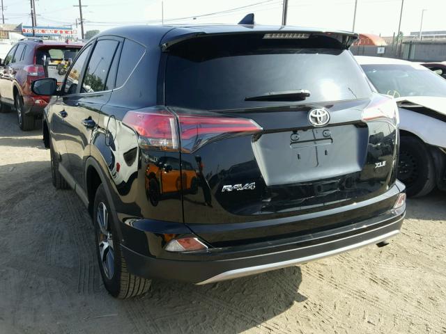 2T3WFREV0JW439245 - 2018 TOYOTA RAV4 ADVEN BLACK photo 3