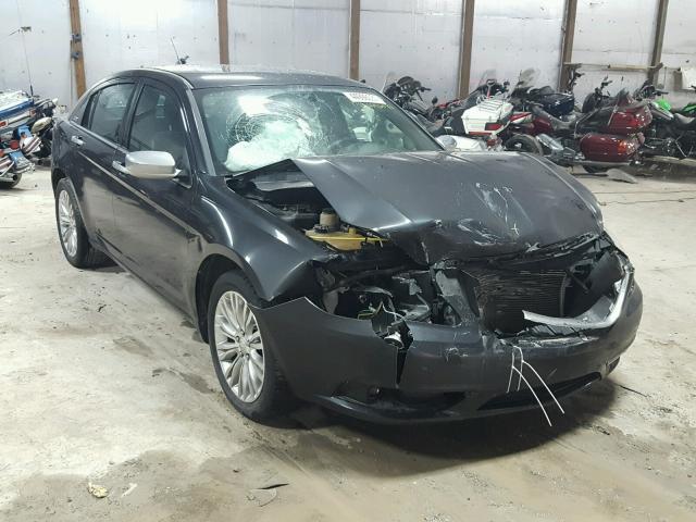 1C3BC2FG5BN520043 - 2011 CHRYSLER 200 BLACK photo 1